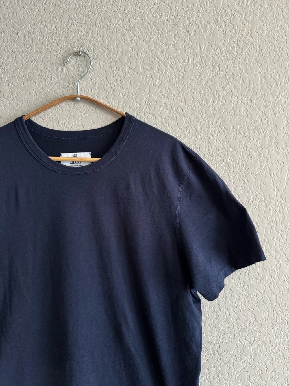 Reigning Champ Navy Blue Tee Shirt Large